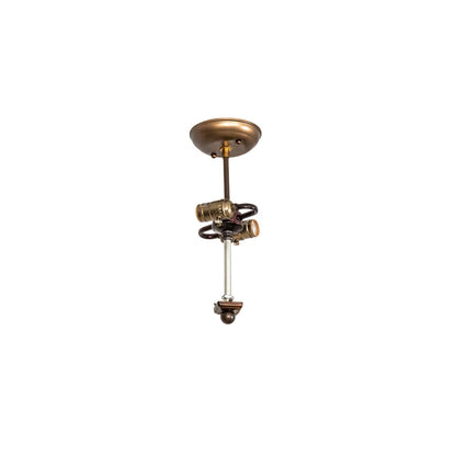 Pine Lake 2 Light 27" Wide Semi-Flush Ceiling Fixture