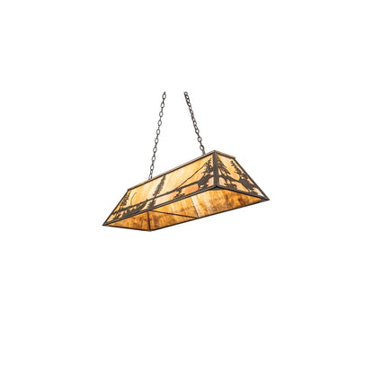 6 Light 48" Wide Billiard Linear Pendant