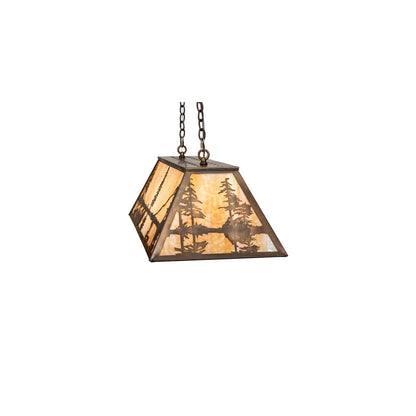 6 Light 48" Wide Billiard Linear Pendant
