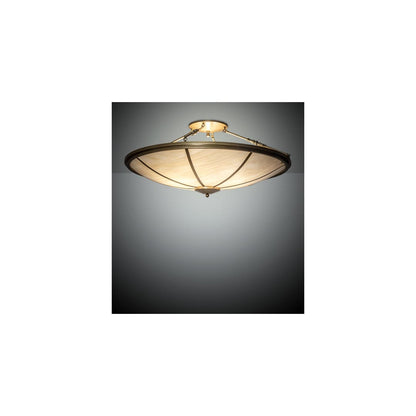 Commerce 8 Light 45" Wide Semi-Flush Bowl Ceiling Fixture