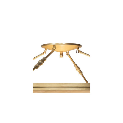 Commerce 8 Light 45" Wide Semi-Flush Bowl Ceiling Fixture