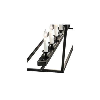 5 Light 41" Wide Taper Candle Linear Pendant