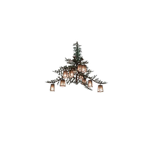 Long Pine Branch 12 Light 40" Wide Chandelier