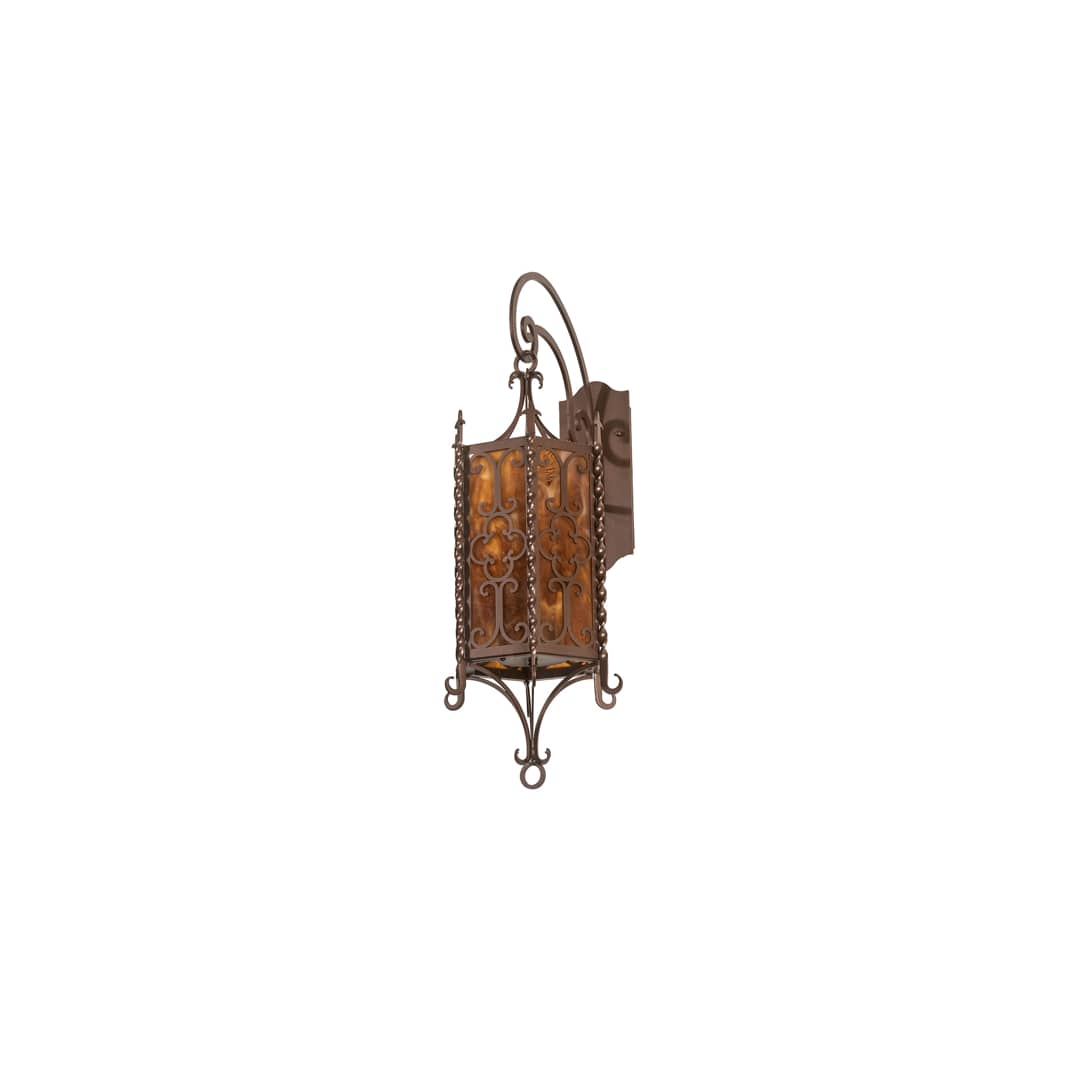 3 Light 33" Tall Wall Sconce