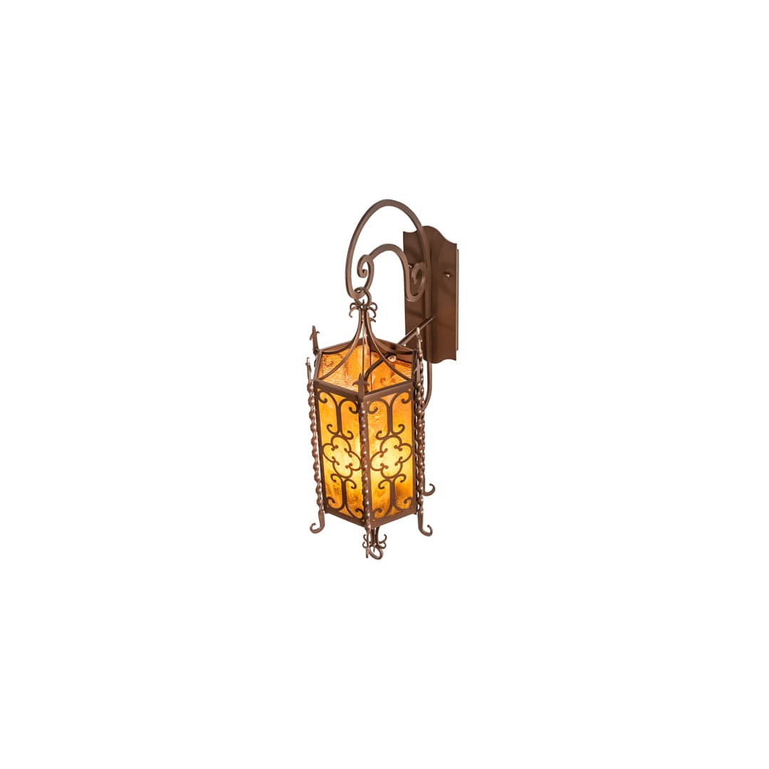 3 Light 33" Tall Wall Sconce