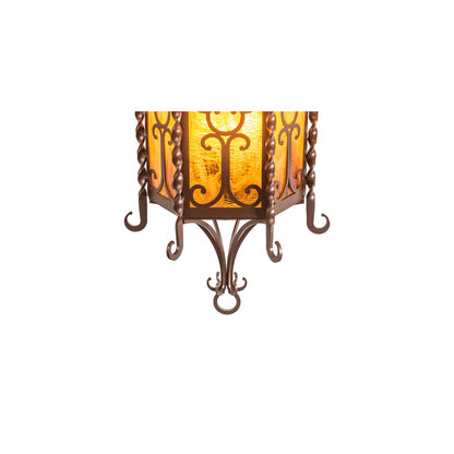 3 Light 33" Tall Wall Sconce