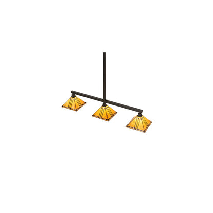 3 Light 62" Wide Linear Pendant
