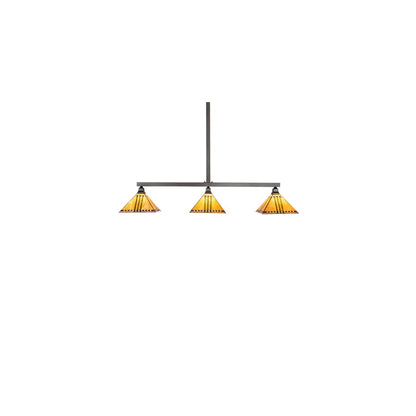 3 Light 62" Wide Linear Pendant