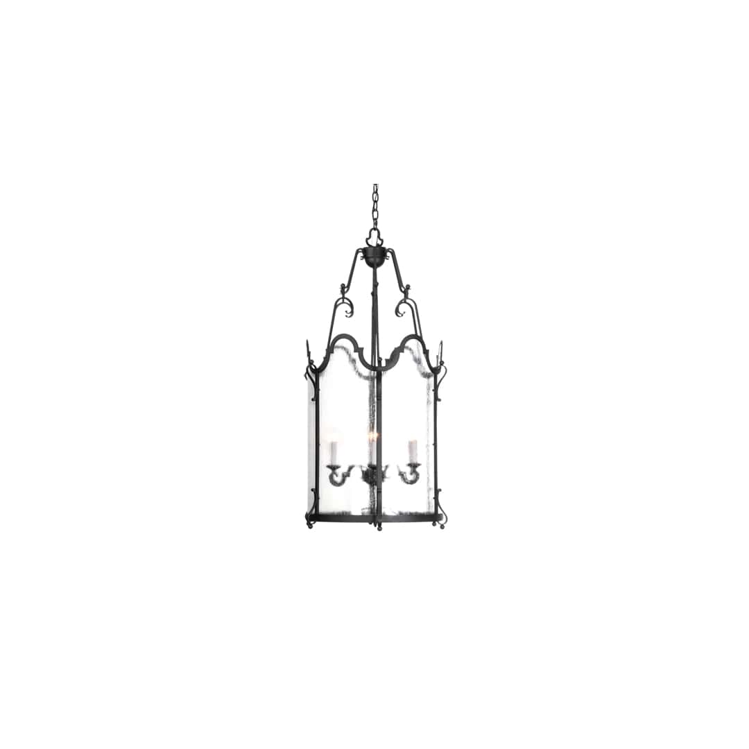 6 Light 24" Wide Taper Candle Pendant