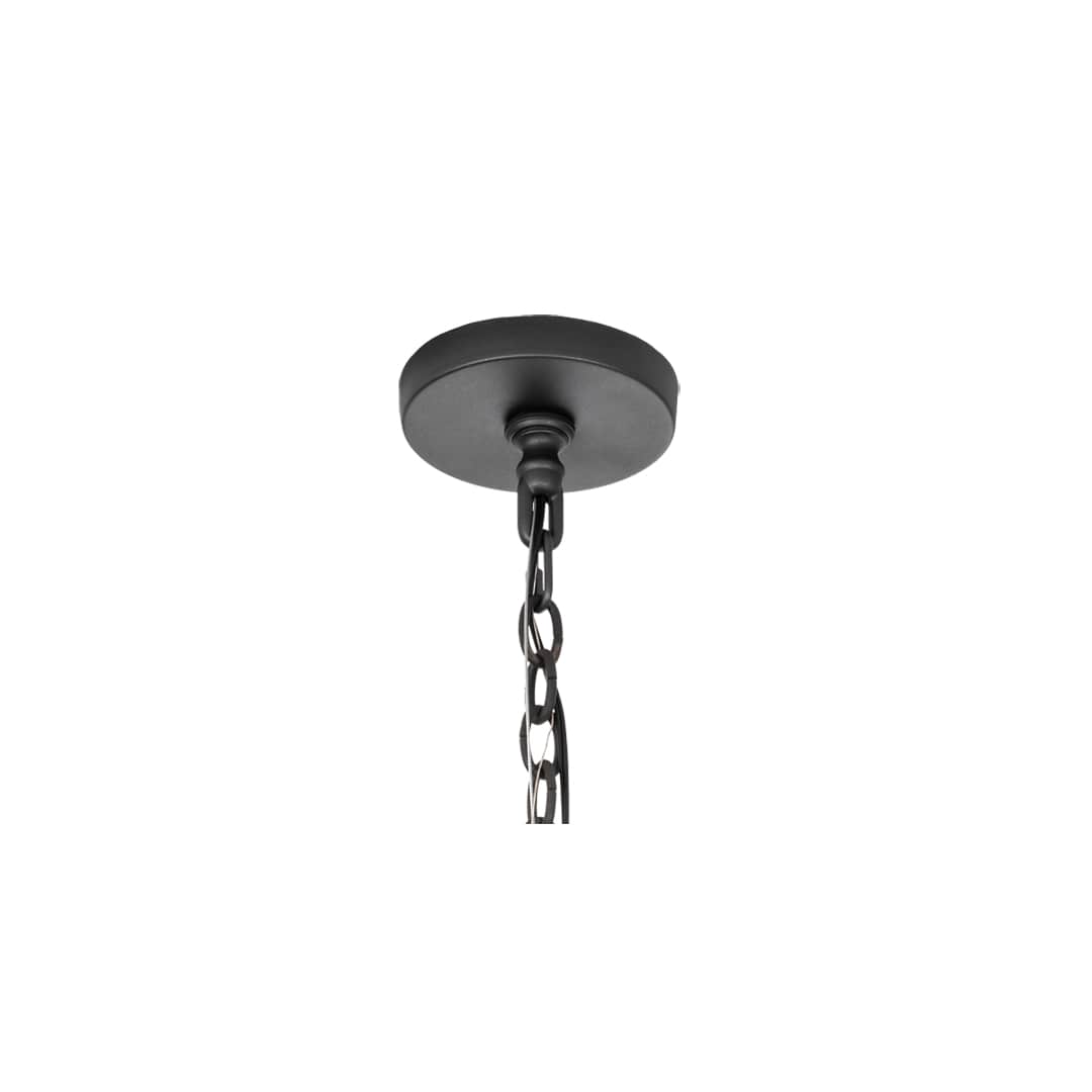 6 Light 24" Wide Taper Candle Pendant