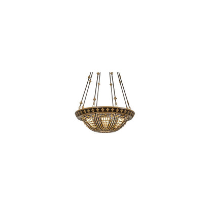 Fleur-de-lis 4 Light 28" Wide Pendant