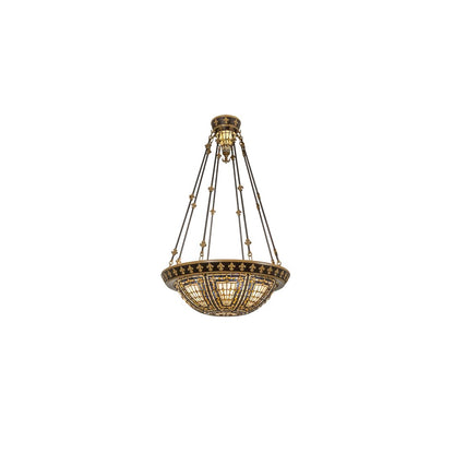 Fleur-de-lis 4 Light 28" Wide Pendant