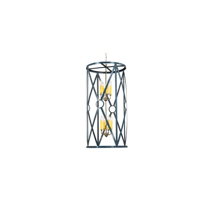 8 Light 18" Wide Taper Candle Pendant