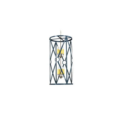 8 Light 18" Wide Taper Candle Pendant