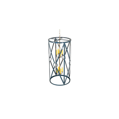 8 Light 18" Wide Taper Candle Pendant