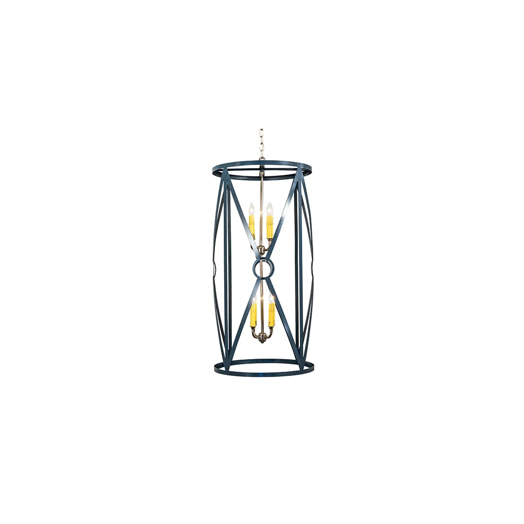 8 Light 18" Wide Taper Candle Pendant