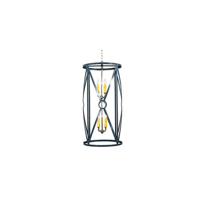 8 Light 18" Wide Taper Candle Pendant
