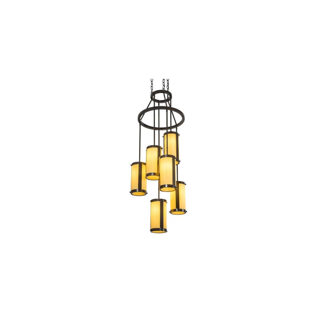 Cartier 6 Light 24" Wide Ring Chandelier