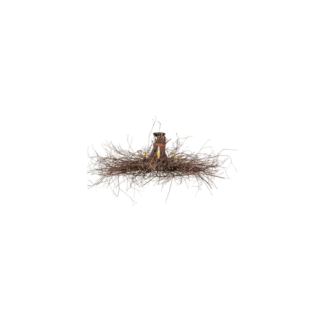 Twigs 8 Light 36" Wide Candle Style Chandelier