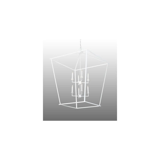 8 Light 59" Wide Taper Candle Pendant