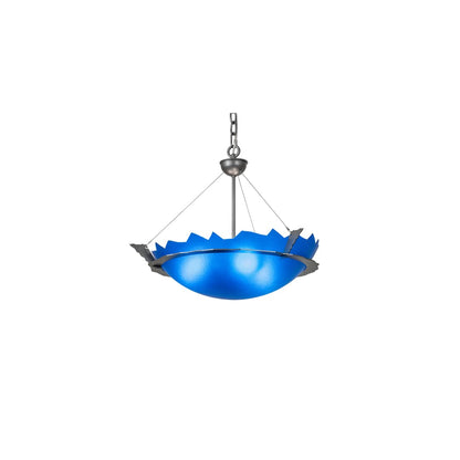 3 Light 23" Wide Abstract Pendant