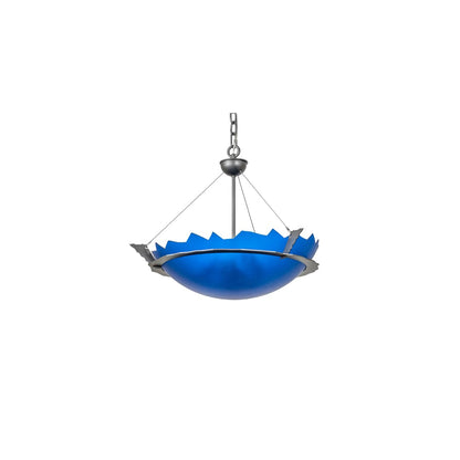3 Light 23" Wide Abstract Pendant