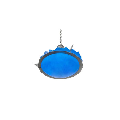 3 Light 23" Wide Abstract Pendant