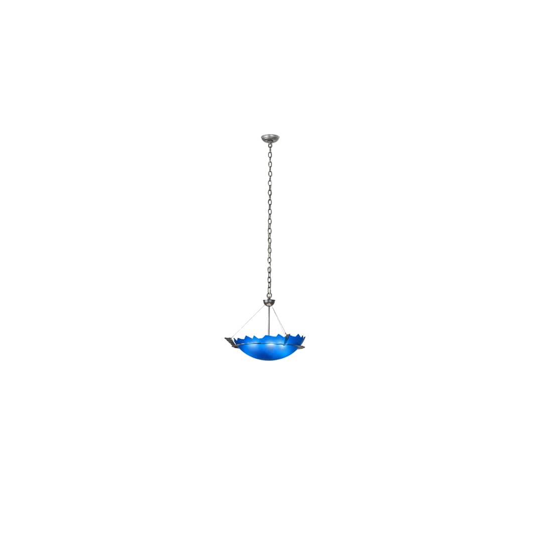 3 Light 23" Wide Abstract Pendant