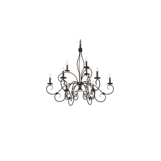 Grace 9 Light 40" Wide Taper Candle Style Chandelier