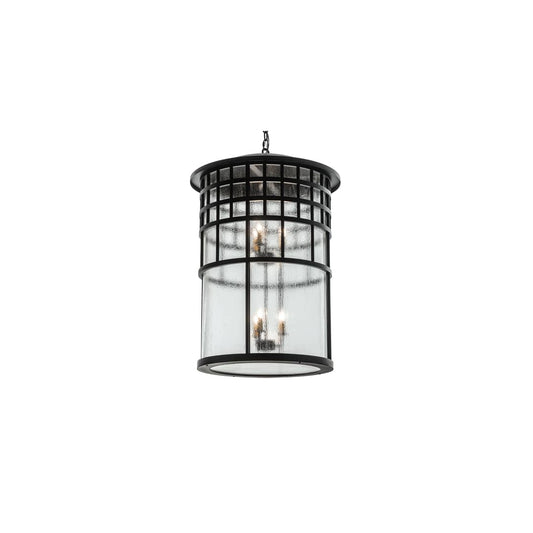 6 Light 24" Wide Taper Candle Pendant