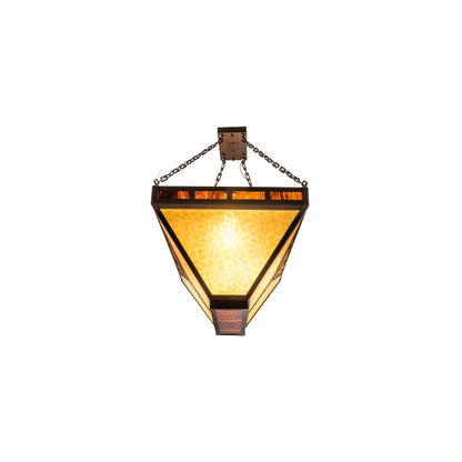 Nuevo Mission 9 Light 48" Wide Semi-Flush Linear Ceiling Fixture