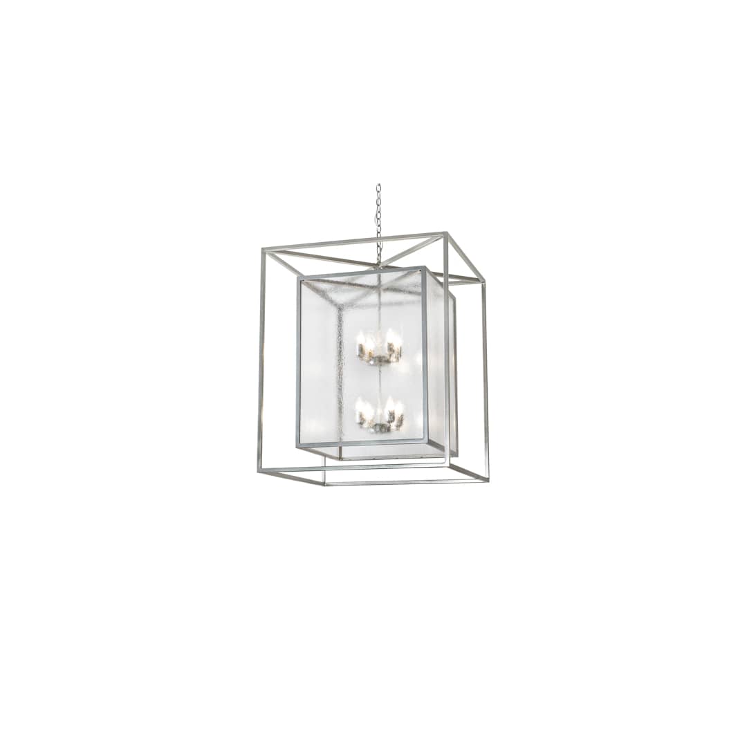 8 Light 48" Wide Taper Candle Pendant