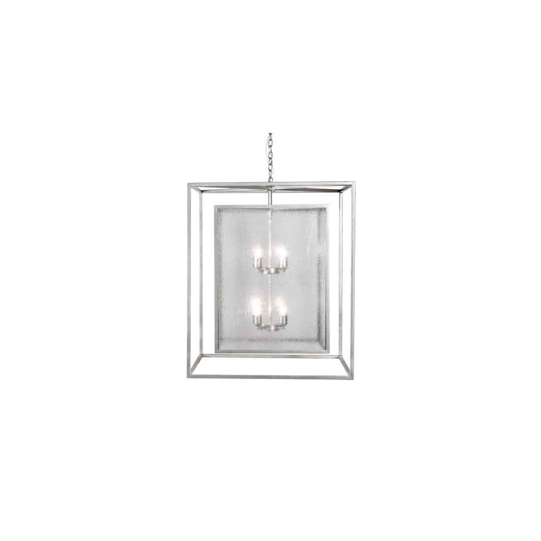 8 Light 48" Wide Taper Candle Pendant