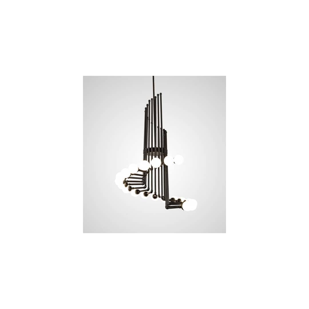 PipeDream 20 Light 50" Wide Chandelier