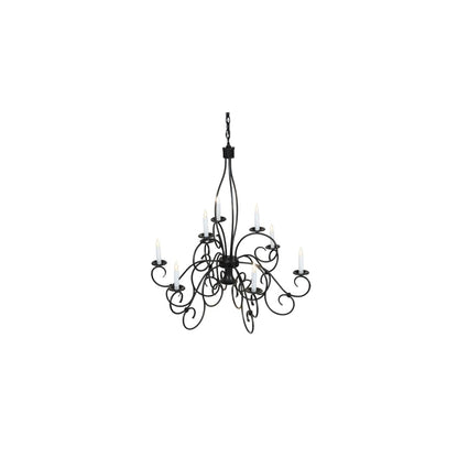 Grace 9 Light 36" Wide Taper Candle Style Chandelier