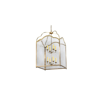 8 Light 45" Wide Taper Candle Pendant