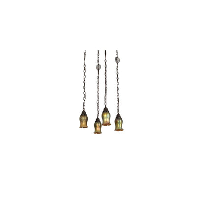 4 Light 21" Wide Multi Light Pendant