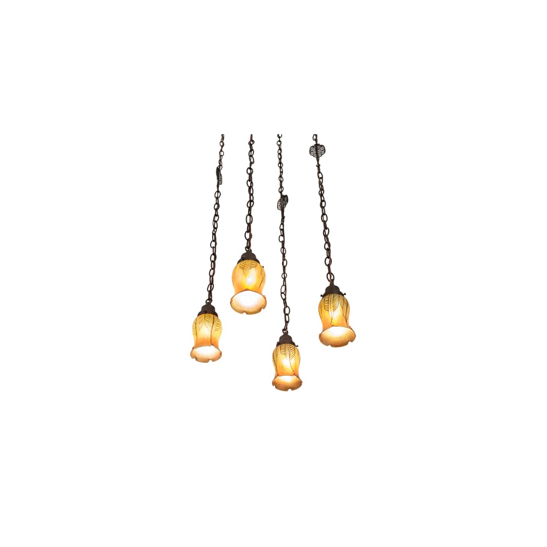 4 Light 21" Wide Multi Light Pendant