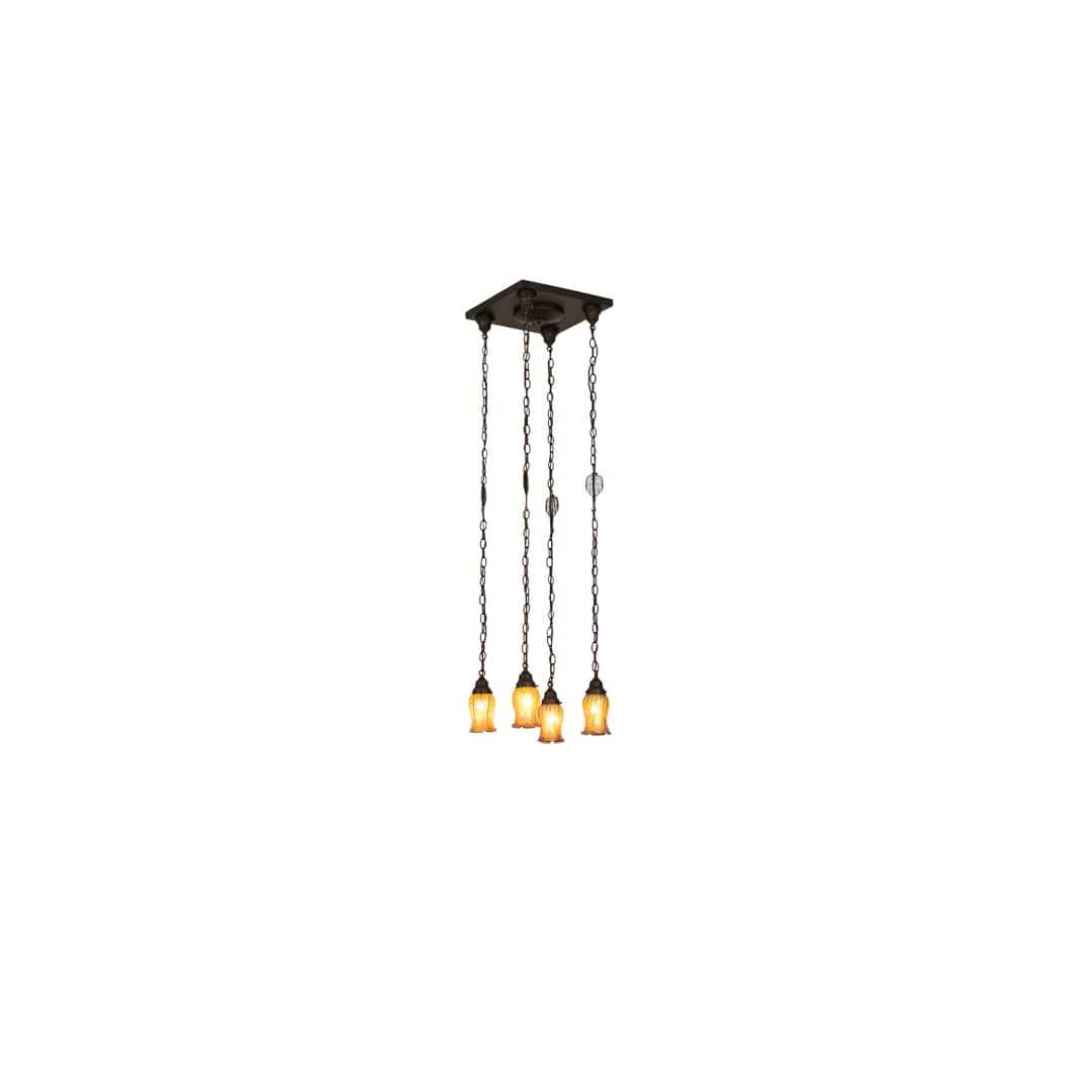 4 Light 21" Wide Multi Light Pendant