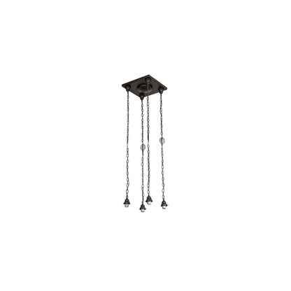4 Light 21" Wide Multi Light Pendant