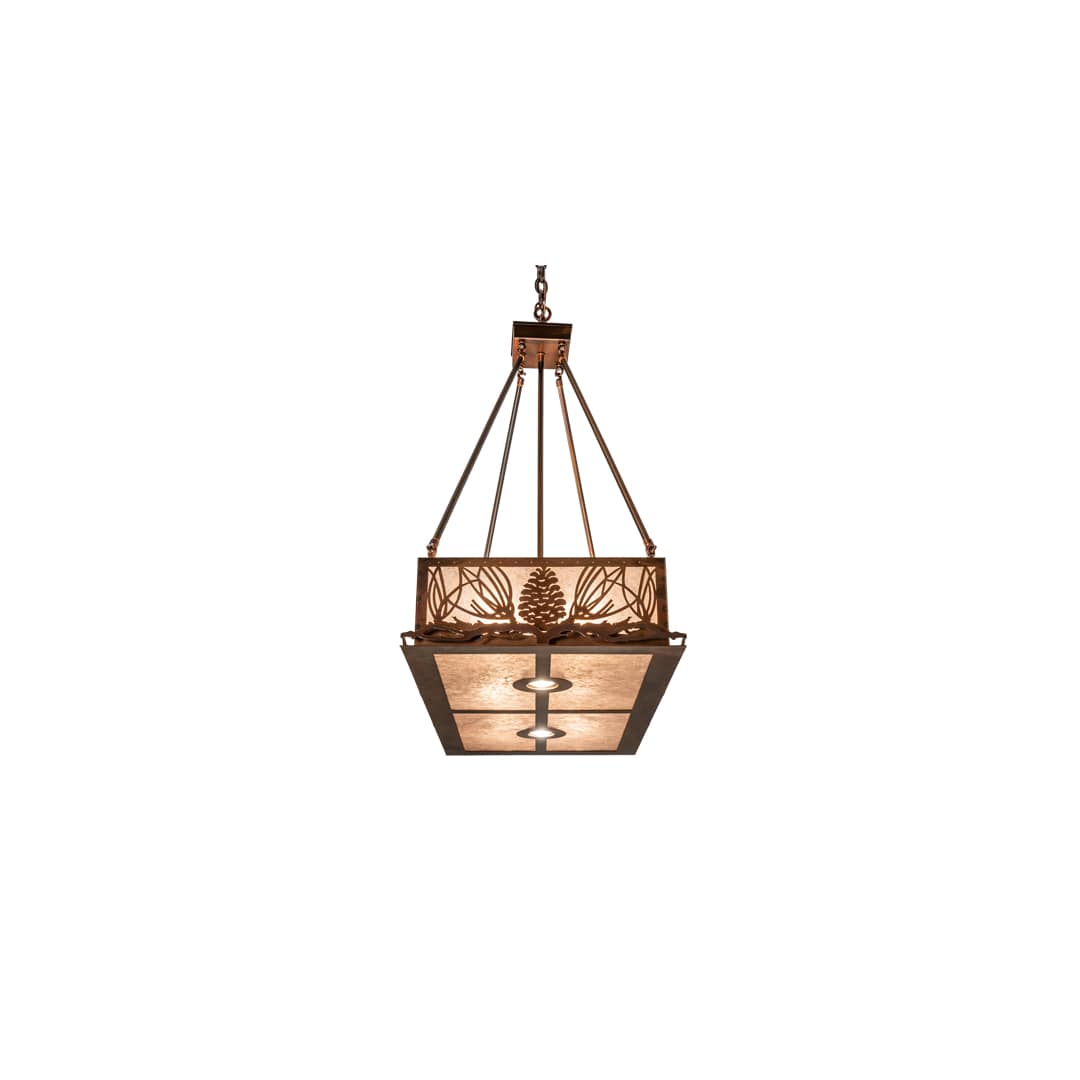 6 Light 36" Wide Linear Pendant