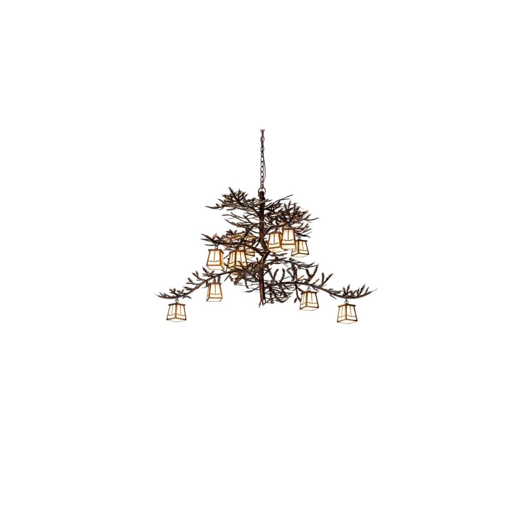 Long Pine Branch 12 Light 42" Wide Chandelier