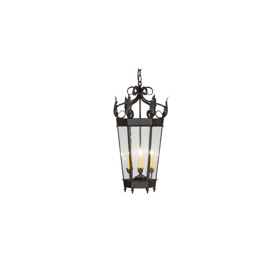 4 Light 14" Wide Taper Candle Pendant