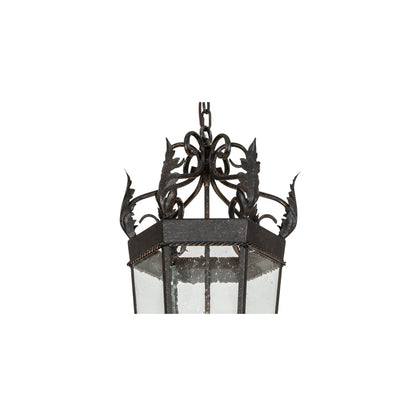 4 Light 14" Wide Taper Candle Pendant