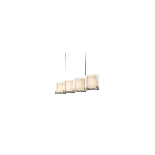 4 Light 98" Wide Pillar Candle Linear Pendant