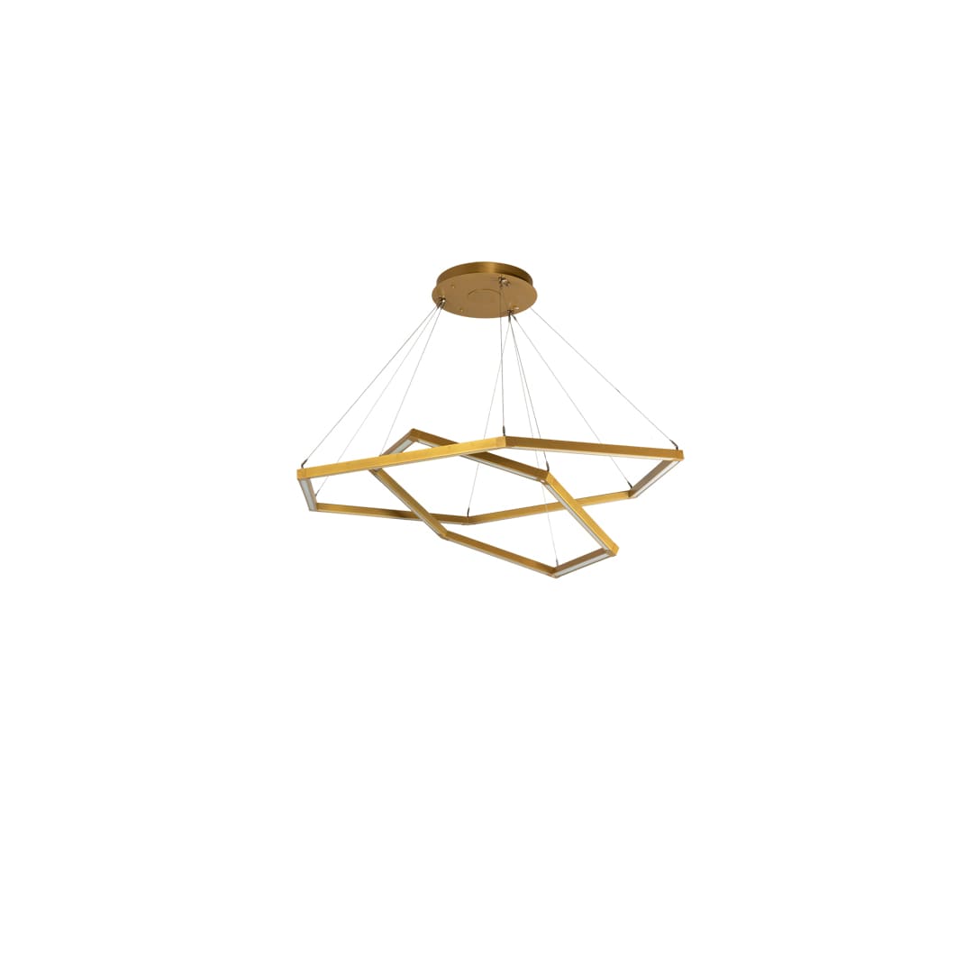 2 Light 70" Wide Suspension Multi Light Pendant