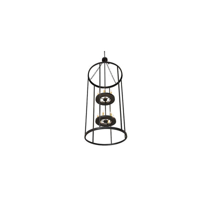 12 Light 36" Wide Taper Candle Pendant
