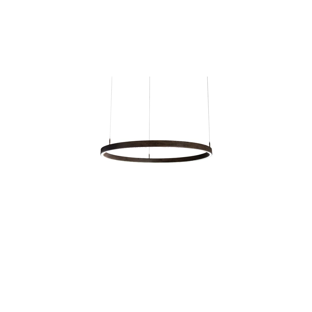 42" Wide Wood Pendant