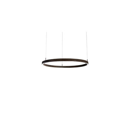 42" Wide Wood Pendant