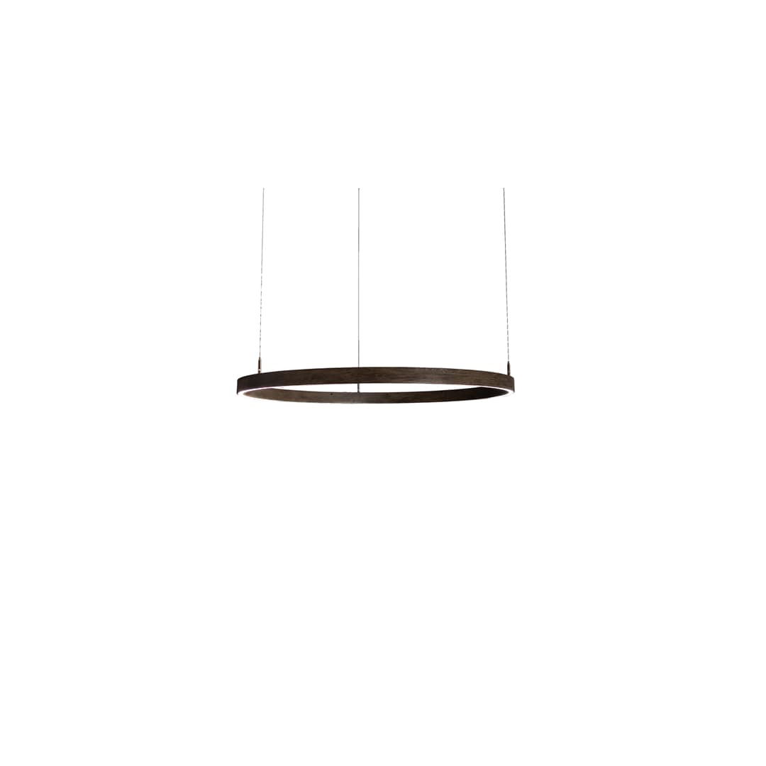 42" Wide Wood Pendant